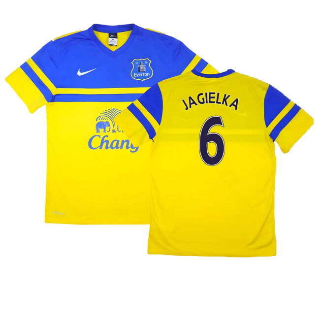 Everton 2013-14 Away Shirt (S) ((Excellent) S) (Jagielka 6)