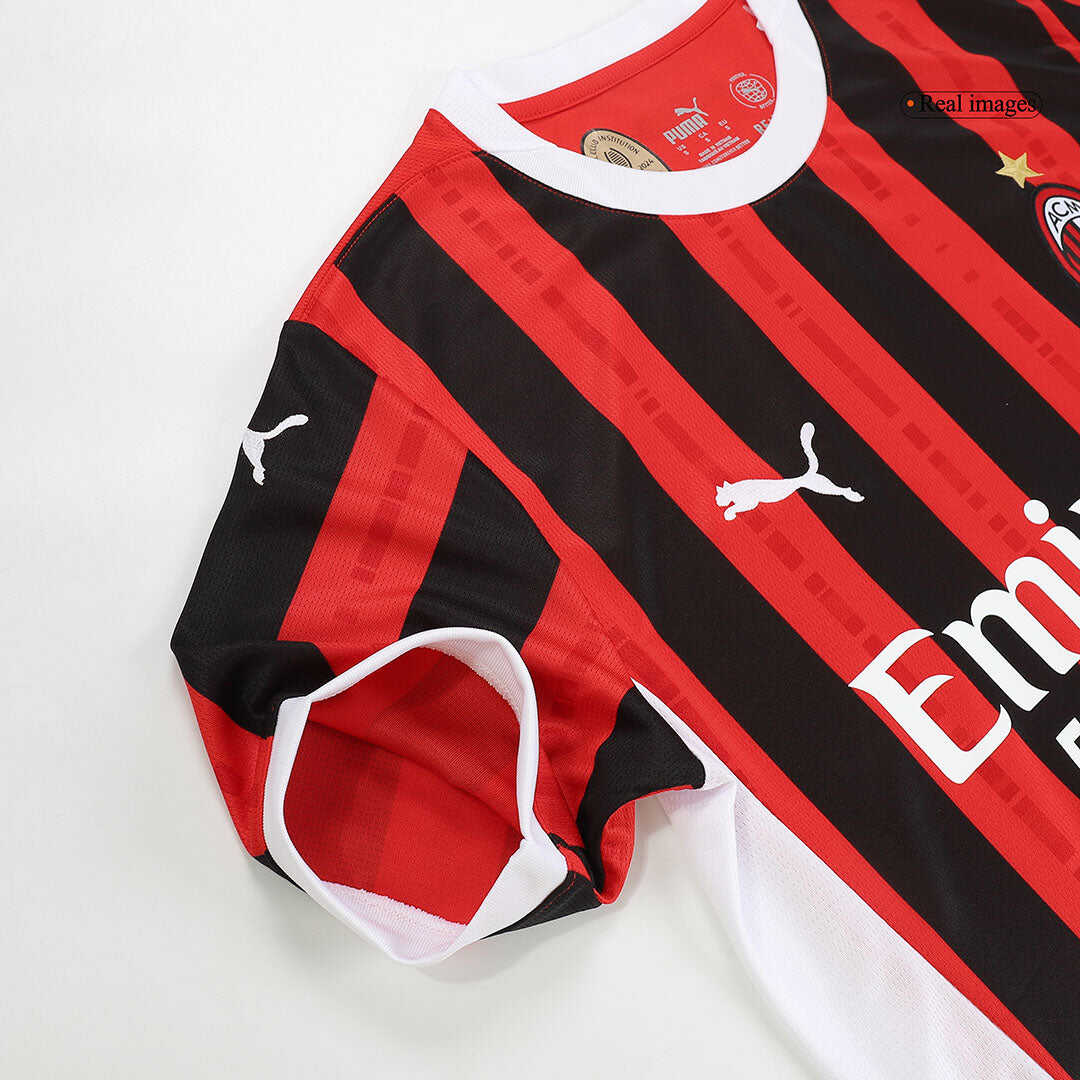 AC Milan Home  Soccer Jersey 2024/25 Authentic Kit