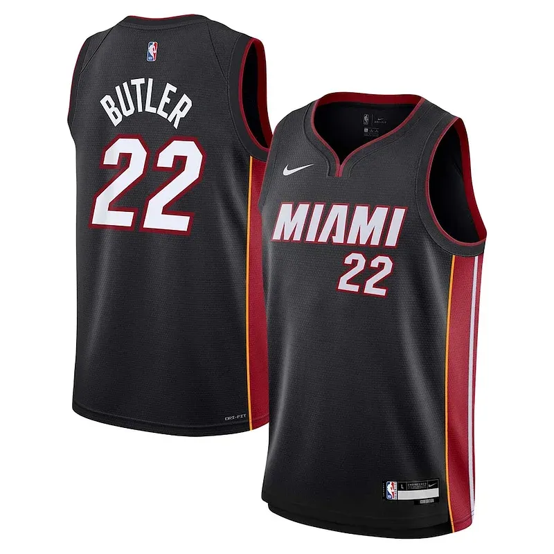 Jimmy Butler MIA Swingman Jersey - contemporary Basketball - Black