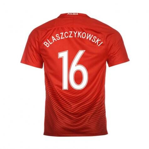 Poland Away 2016 Blaszczykowski 16 Soccer Jersey Shirt - Official