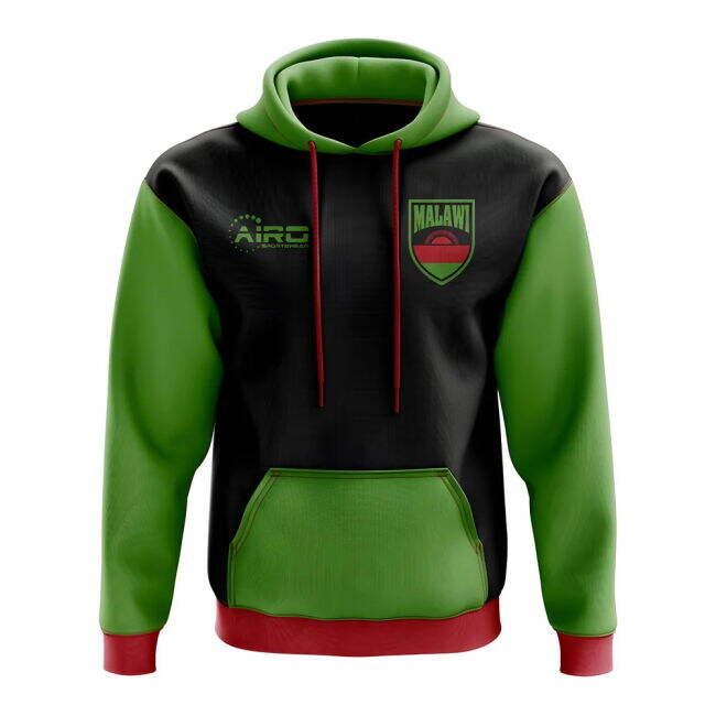 Malawi Concept Country Football Hoody (Black)