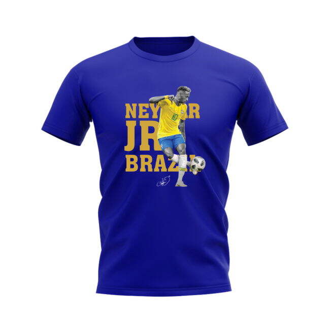 Neymar Brazil Player Tee (Royal Blue)