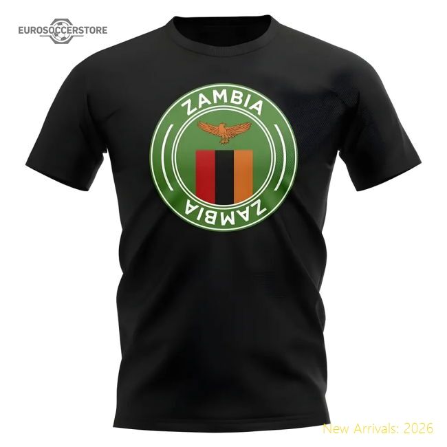 Official Zambia Football 20242025 Regular Shirt () Contemporary