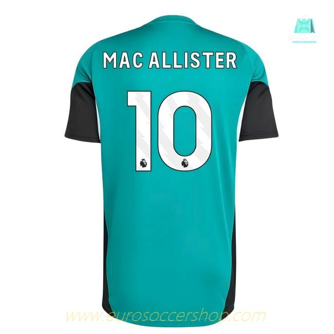 2025-2026 Liverpool EU Training Jersey (Green) (Mac Allister 10)
