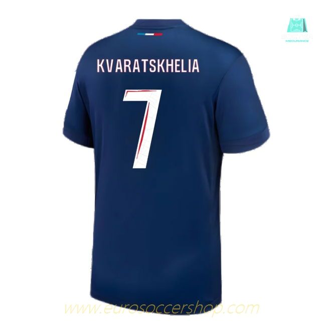 2024-2025 PSG Paris Saint Germain Home Shirt (Kids) (Kvaratskhelia 7)