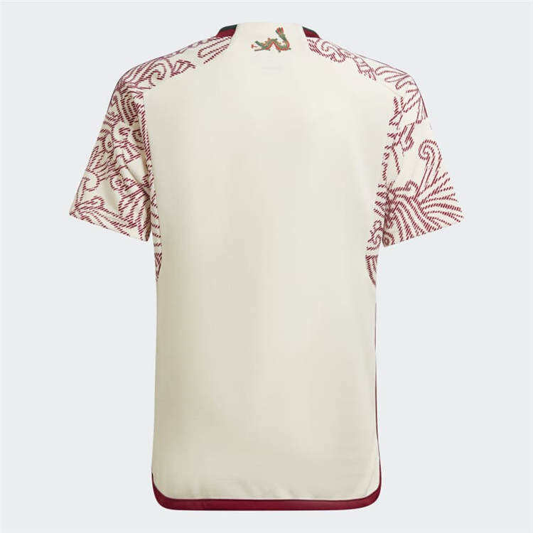 2022 MEXICO AWAY WHITEPINK SOCCER JERSEY FOOTBALL SHIRT - Official