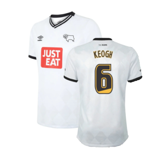 Men's Derby County 2015-16 Home Shirt ((Good) XXL) (Keogh 6)