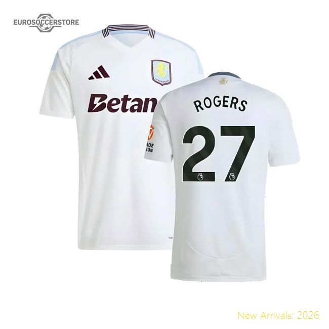 Premium 2024-2025 Aston Villa Away Shirt (rogers 27) - Premium