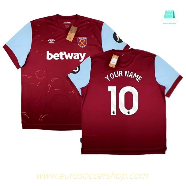 2023-2024 West Ham United Home Shirt (Your Name)