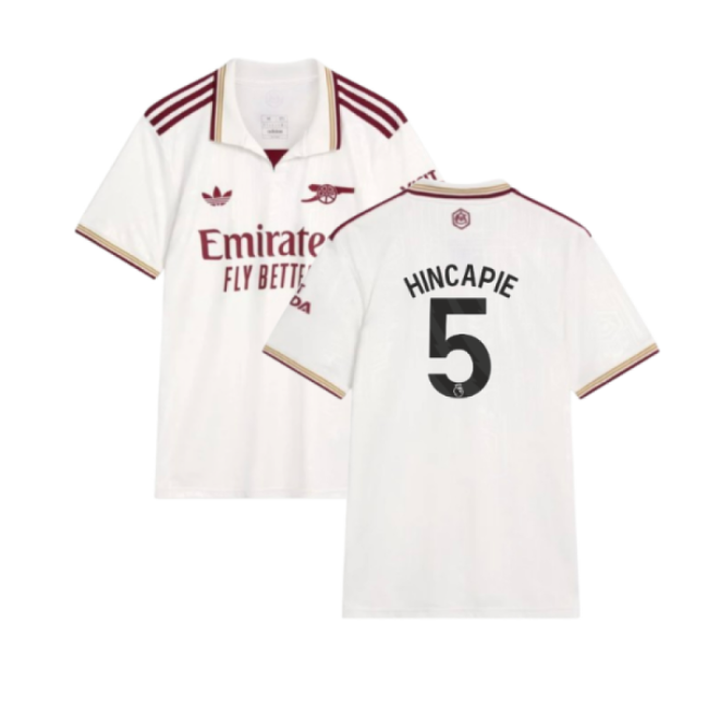 Arsenal Third Soccer Shirt 2025-20 Hincapie 5 L S