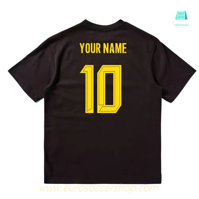2025-2026 Borussia Dortmund FtblStatement Cellerator Tee - CL (Black) (Your Name)