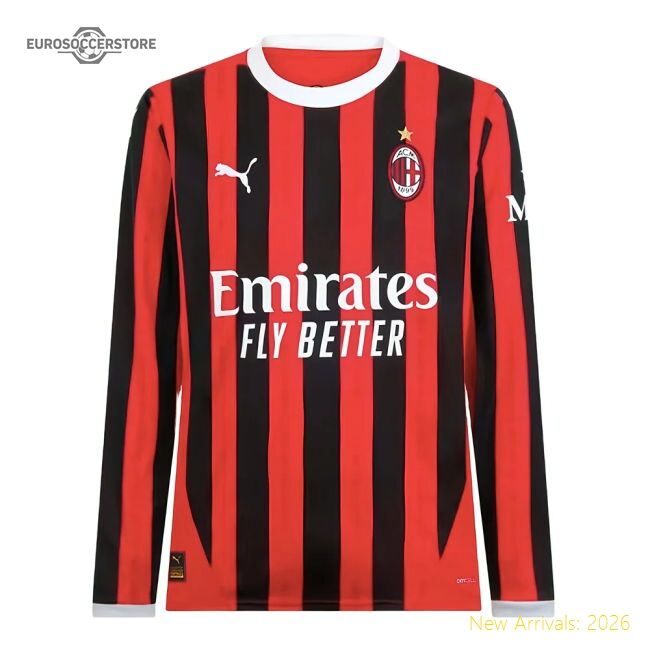 Ac Milan Calcio Italiano Home Official Jersey Macron Hyperwave