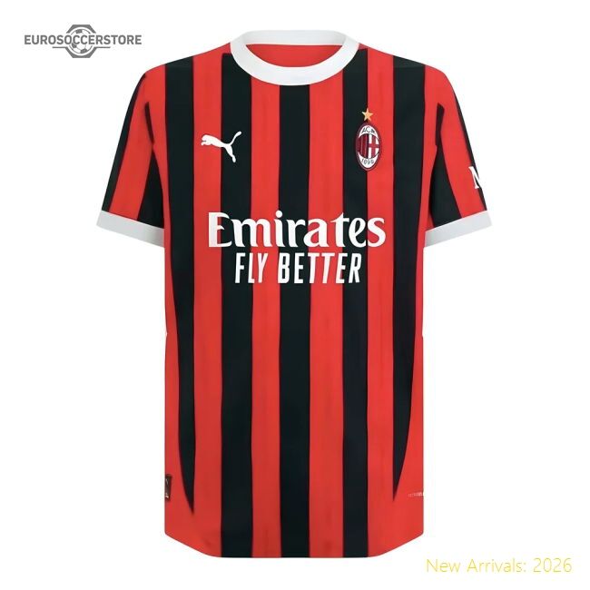 Ac Milan Official Home Jersey Calcio Italiano Adidas Climacool