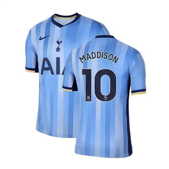 Original Spurs Maddison 10 2024 2024-2025 Tottenham Hotspur Away Sh...