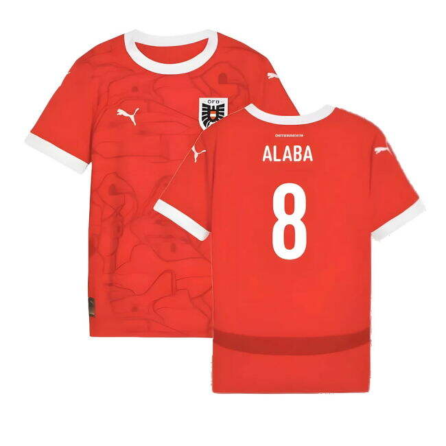 Premium 2024-2025 Austria Home Replica National Football