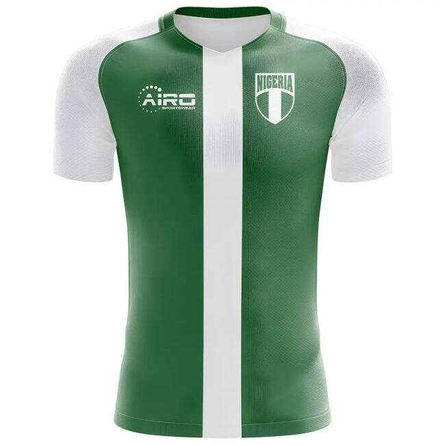2025-2026 Nigeria Flag Home Concept Football Shirt - Womens