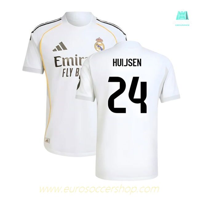 2025-2026 Real Madrid Authentic Home Shirt (Huijsen 24)
