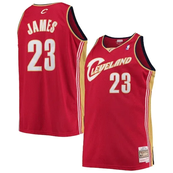 LeBron James CLE Swingman Jersey - official swingman-jersey - Red