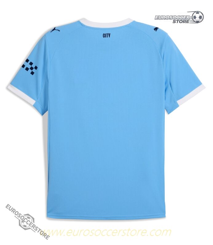 Manchester City Women's Home Football Jersey for the 25-26 Season