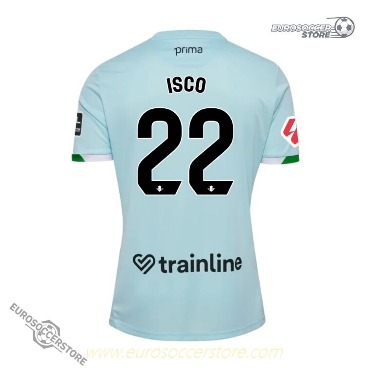 Away Jersey of ISCO from Real Betis for the 22nd edition in 25-26 season