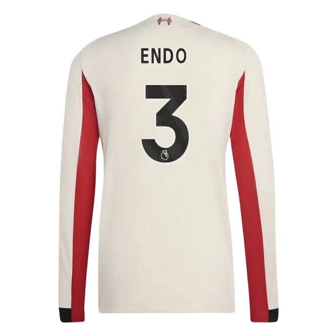 2025-2026 Liverpool Authentic Long Sleeve Away Shirt (Endo 3)
