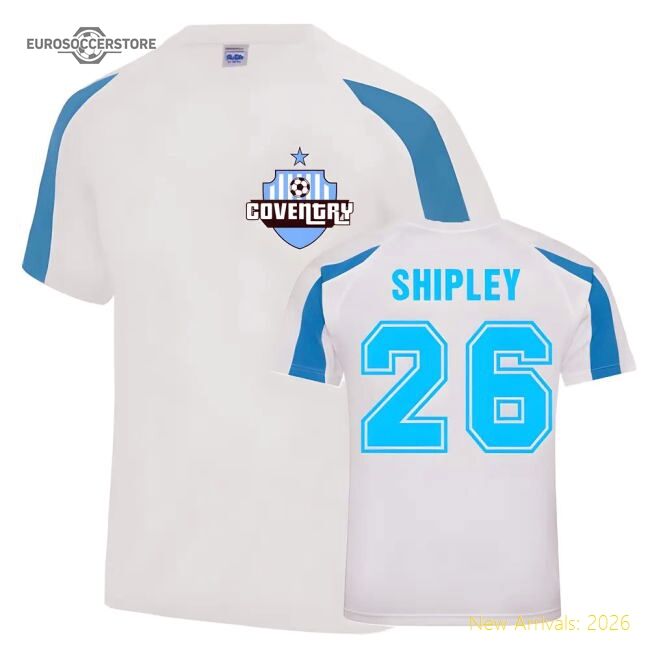 Top-grade Jordan Shipley Coventry Sports Practice Shirt (white)