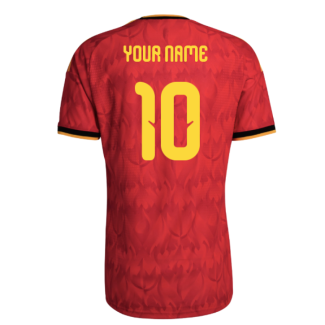 Belgium Official 2026-2027 Belgium Authentic Home Shirt (Your Name)