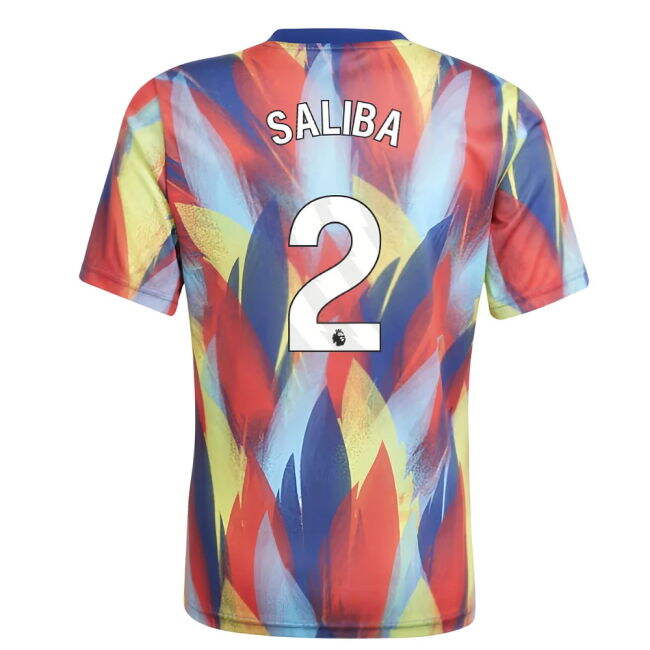Saliba 2 New Lightweight Arsenal Home Football Shirt (Kids)