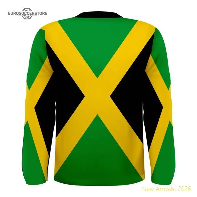 Premium Reggae Boyz Flag Long Sleeve Sublimated Sports Jersey