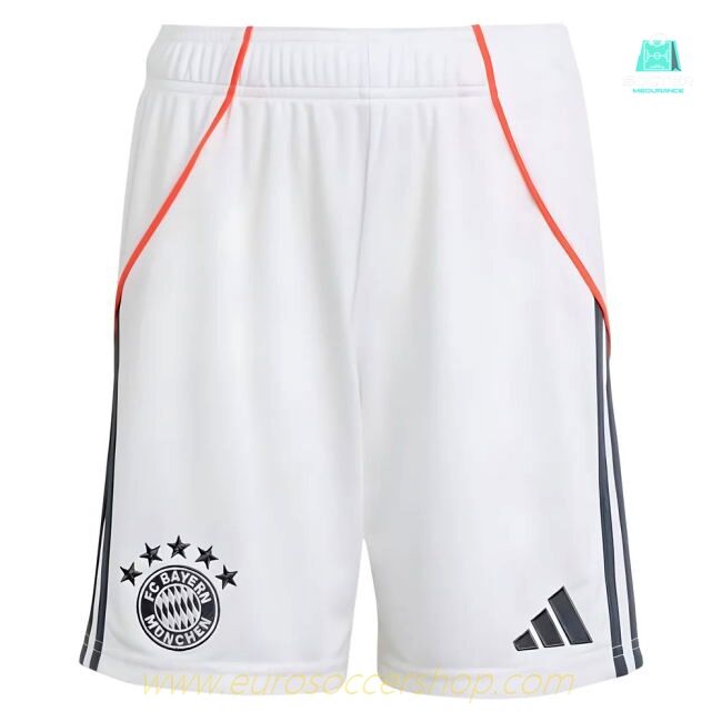 2025-2026 Bayern Munich Away Shorts (White) - Kids
