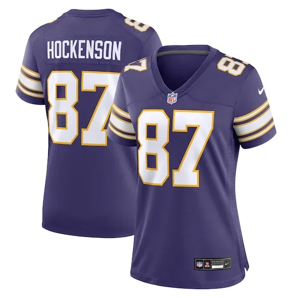 None Hockenson Minnesota  Jersey - Purple | NFL Player Jersey