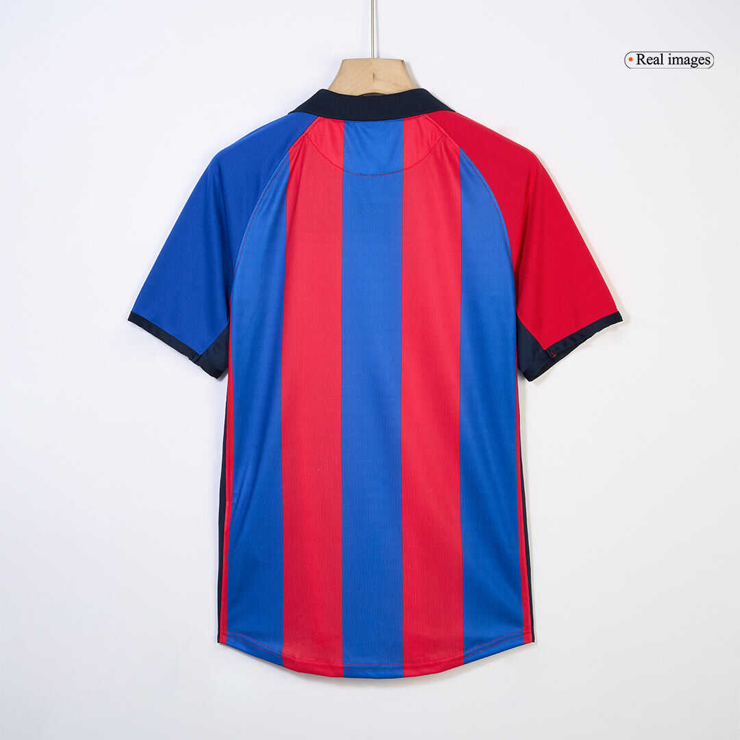 Retro 2001/02 Barcelona Home  Soccer Jersey Authentic Kit