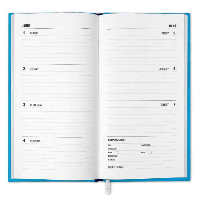 Manchester City FC Slim Diary 2026 - authentic style