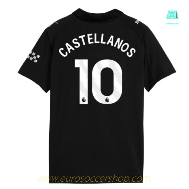 2025-2026 Man City Away Shirt (Kids) (Castellanos 10)