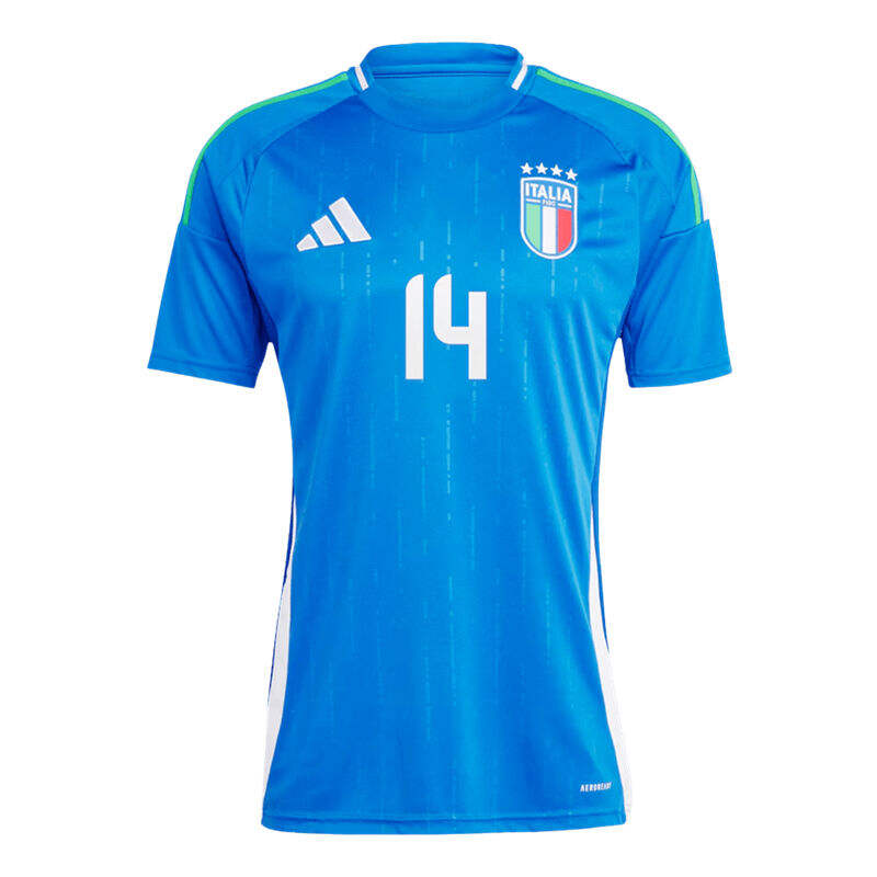 UEFA Euro 2024 Italy Home Shirt CHIESA 14 - Official Replica 26688