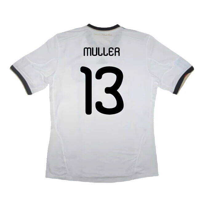 Cost-effective Germany 2010-11 Home Shirt ((Excellent) XL) (MULLER 13) Spiritual