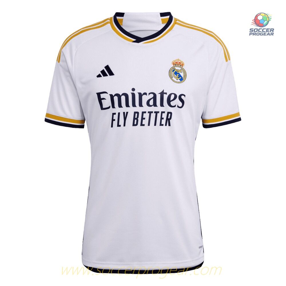Real Madrid Mbappe Home Football Team Jersey 2023 2024