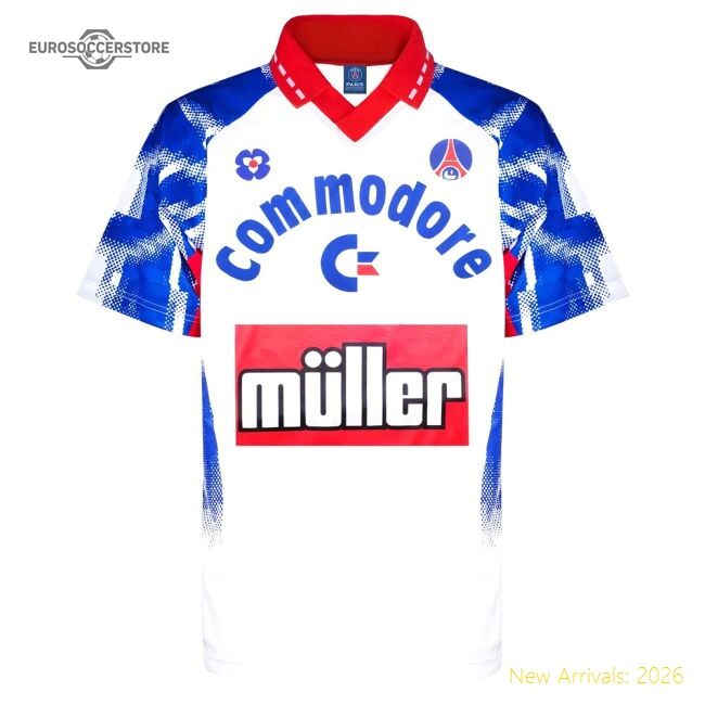 Fan-Favorite Psg 1992 Home Retro Football Shirt (Neymar Jr 10)