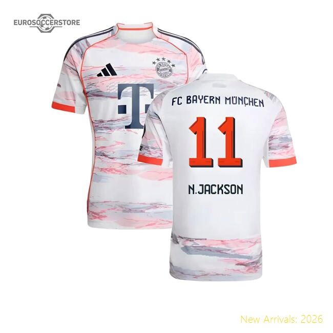 Performance 2025-2026 Bayern Munich Away Shirt (N.Jackson 11)