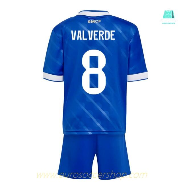 2025-2026 Real Madrid Third Youth Kit (Valverde 8)