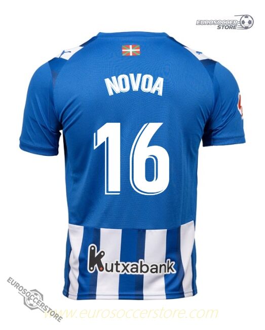 Alavés' NOVOA 16 Home Jersey for the 25-26 Season