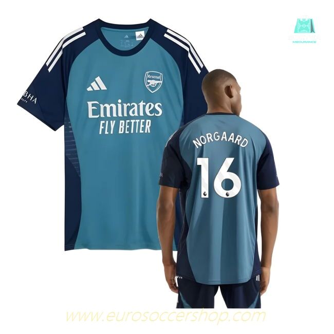 2025-2026 Arsenal Training Shirt (Blanch Blue) (Norgaard 16)
