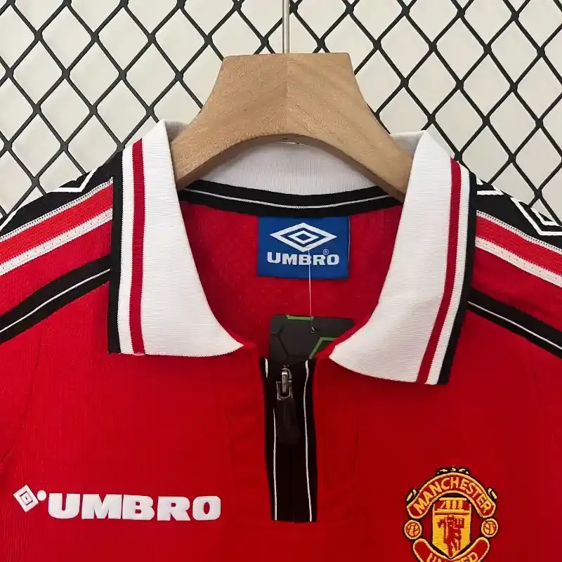 1998-1999 Kids Manchester United Jersey retro kit