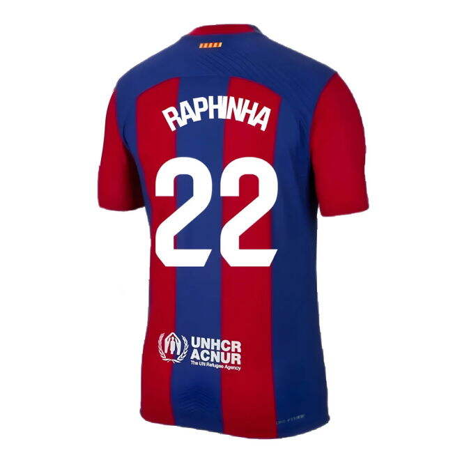 Game Replica Barcelona Home Fan Shirt (Adults) (Raphinha 22) (1)