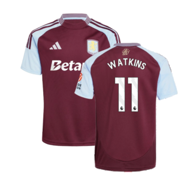 2024-2025 Aston Villa Home Authentic Jersey Authentic Famous Watk#831