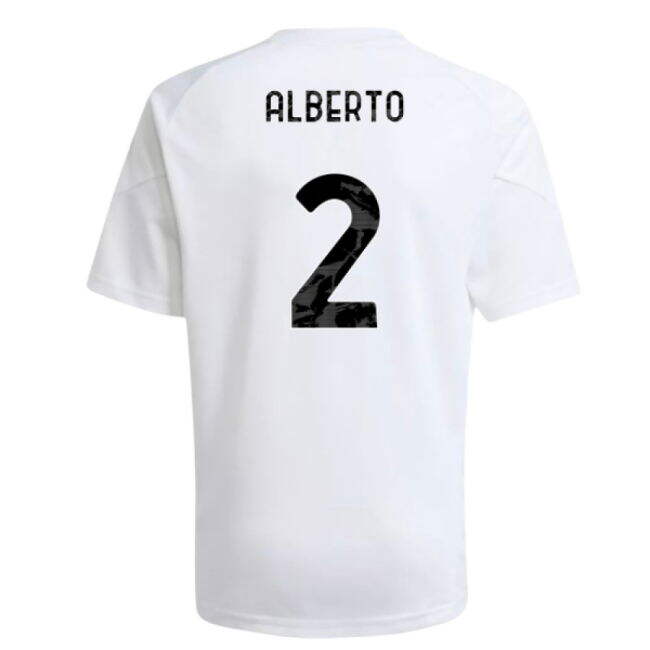 2025-2026 Juventus Training Shirt (White) - Kids (Alberto 2)