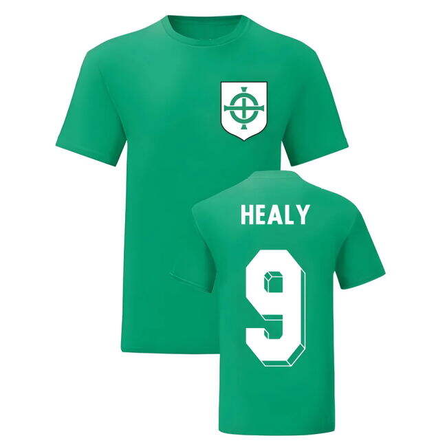 David Healy Northern Ireland National Hero Tee (Green) Netherlands