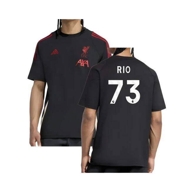 Liverpool Liverpool Training Tee Black Rio #73 Pro Series Authenti...