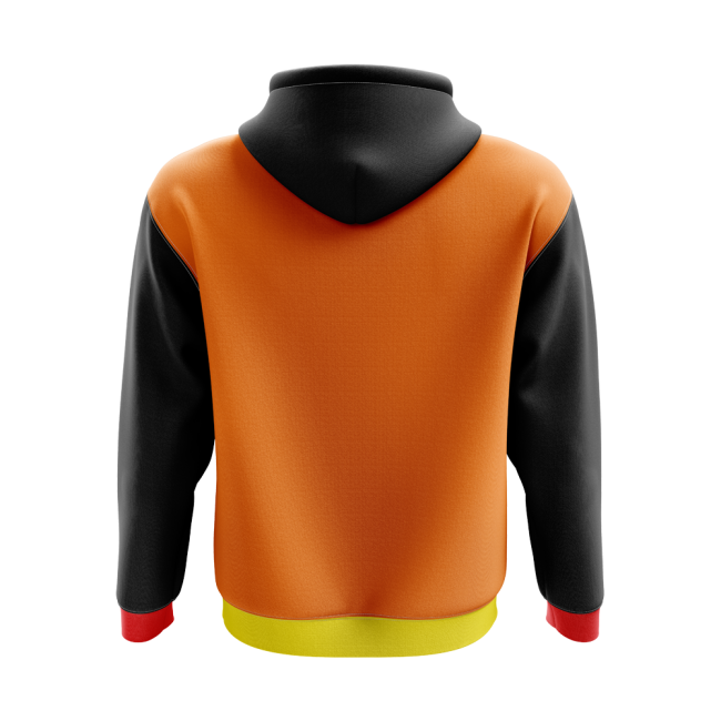 Bhutan Concept Country Football Hoody (orange) - World Cup Edition