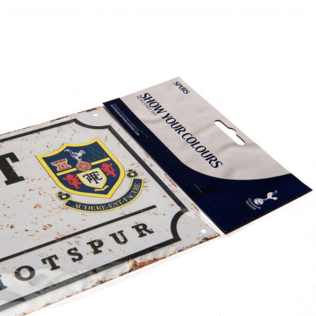 retro Tottenham Hotspur FC Retro Street Sign